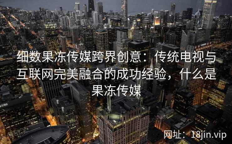 细数果冻传媒跨界创意：传统电视与互联网完美融合的成功经验，什么是果冻传媒