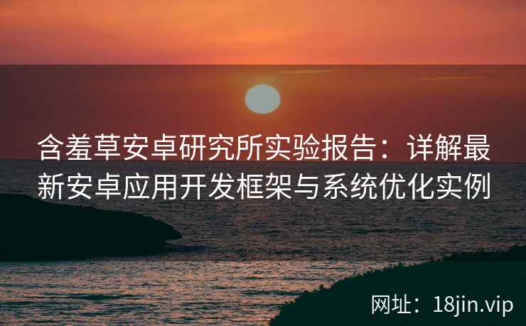 含羞草安卓研究所实验报告：详解最新安卓应用开发框架与系统优化实例
