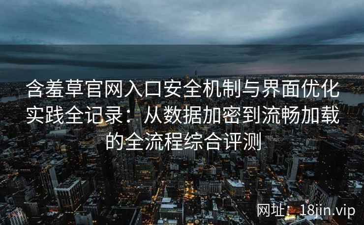 含羞草官网入口安全机制与界面优化实践全记录：从数据加密到流畅加载的全流程综合评测