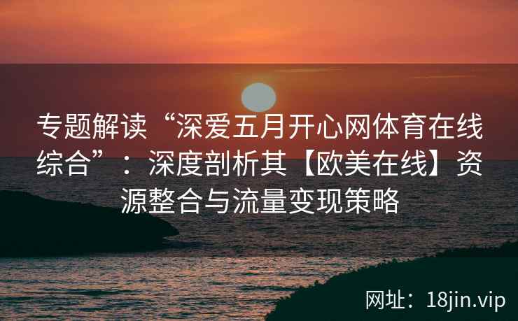 专题解读“深爱五月开心网体育在线综合”：深度剖析其【欧美在线】资源整合与流量变现策略