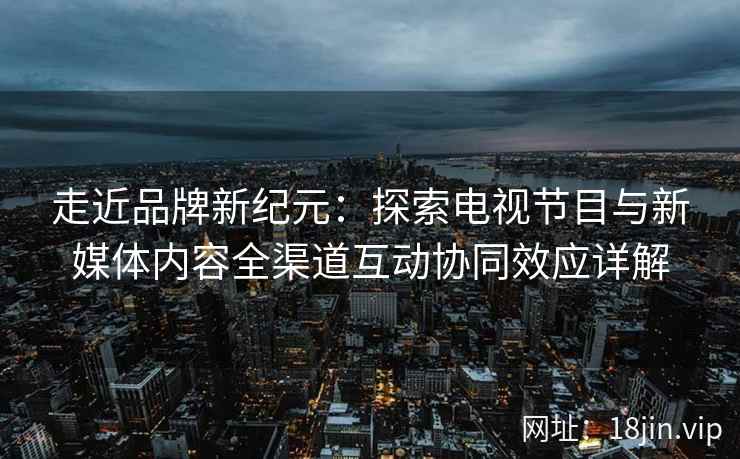 走近品牌新纪元：探索电视节目与新媒体内容全渠道互动协同效应详解