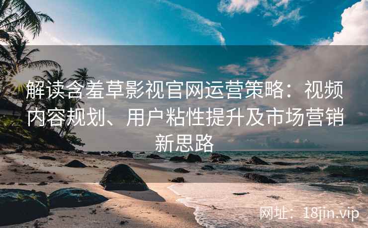 解读含羞草影视官网运营策略：视频内容规划、用户粘性提升及市场营销新思路