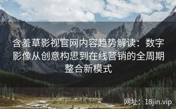 含羞草影视官网内容趋势解读：数字影像从创意构思到在线营销的全周期整合新模式